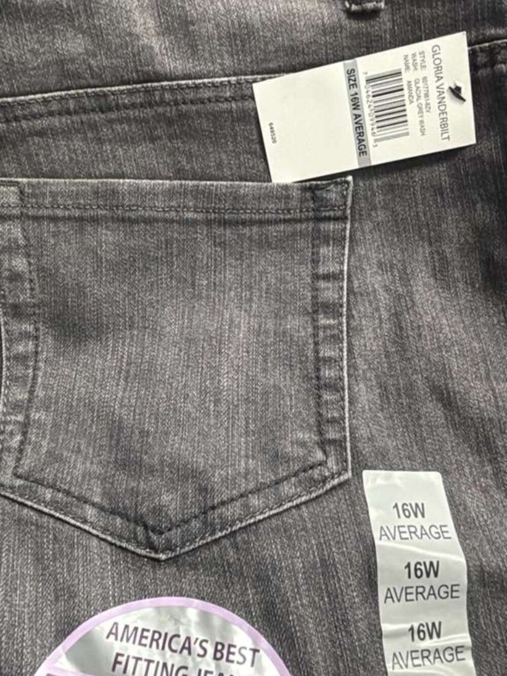 Gloria.V Womens Amanda Classic Tapered Jeans - Picture 2 of 2